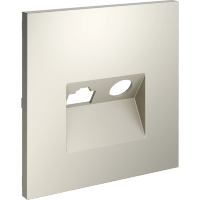VLS002703 Накладка для розетки TV+RJ45 (CAT5-CAT6 + RG6 или РК 75-4,8-31 кашемирового цвета VOLTUM S70 (кашемир)