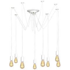 Люстра паук Lussole LSP-8173 SHIRLEY IP21 под лампы 8xE27 480W Люстра паук Lussole LSP-8173 SHIRLEY IP21 под лампы 8xE27 480W