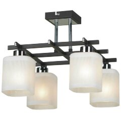 Люстра потолочная Lussole GRLSL-9007-04 COSTANZO IP21 под лампы 4xE14 24W Люстра потолочная Lussole GRLSL-9007-04 COSTANZO IP21 под лампы 4xE14 24W