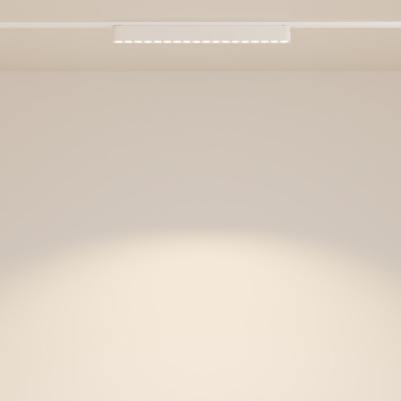 TR082-1-18W3K-M-W Трековый магнитный светодиодный светильник Maytoni Radity 48V CRI90+ 3000К 1800Лм 36° 16Вт