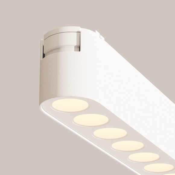 TR082-1-18W3K-M-W Трековый магнитный светодиодный светильник Maytoni Radity 48V CRI90+ 3000К 1800Лм 36° 16Вт