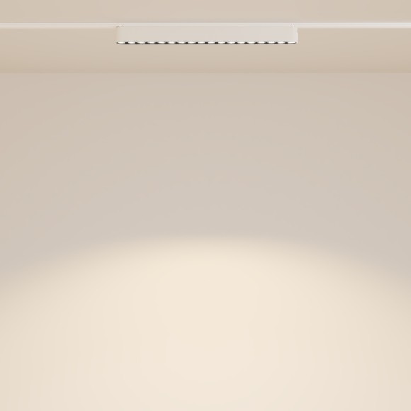 TR082-1-18W3K-M-W Трековый магнитный светодиодный светильник Maytoni Radity 48V CRI90+ 3000К 1800Лм 36° 16Вт