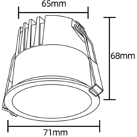 Crystal Lux CLT 082C1 WH 3000K 1400/001 Белый круглый точечный встраиваемый потолочный светильник теплого света LED 12Вт 1080Лм 3000К 24° UGR<17 CRI90 R9 75+ IP20 220V Crystal Lux CLT 082C1 WH 3000K 1400/001 Белый круглый точечный встраиваемый потолочный светильник теплого света LED 12Вт 1080Лм 3000К 24° UGR<17 CRI90 R9 75+ IP20 220V