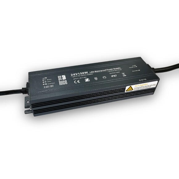 ST Luce ST014.024.150 Блок питания (драйвер/трансформатор) герметичный, влагозащищенный IP67, мощность 150Вт, Input 175-264V, Output 24V, для светодиодных лент или низковольтных трековых систем