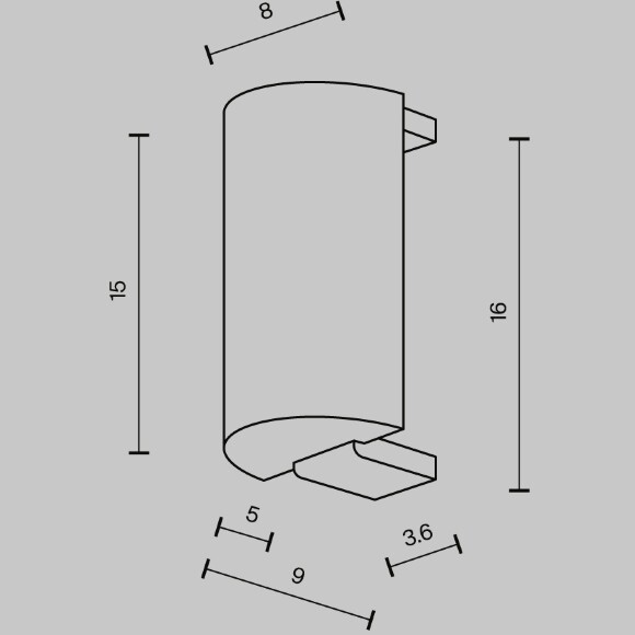Комплектующие для трековой системы Technical TRA154EC-PT