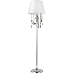 Торшер Crystal Lux MERCEDES PT1 CHROME/SMOKE