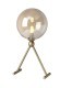 Настольная лампа Crystal Lux FRANCISCA LG1 GOLD/COGNAC