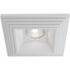 Гипсовый светильник под покраску Maytoni DL005-1-01-W Gyps Modern под лампу 1xGU10 35W