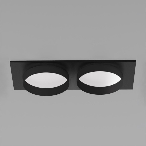 4648-2C, врезной светильник, L215xW108xH37, cutout:L186xW92, 2xGX53LEDx15W, IP20, excluded