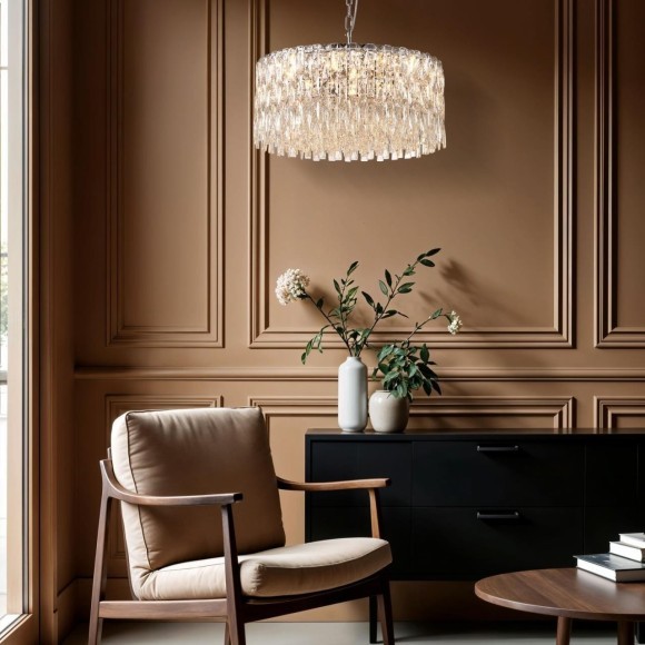 4722-18P, подвесная люстра, D800xH700/1100, 18xE14x40W, excluded