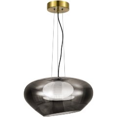 SL6019.313.01 Светильник подвесной ST-Luce Латунь/Дымчатый, Белый LED 1*20W 3000K FORAY