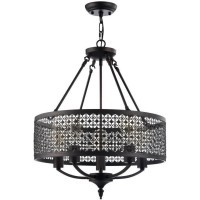 Люстра подвесная Freya FR4166-PL-05C-BL Conte под лампы 5xE27 60W