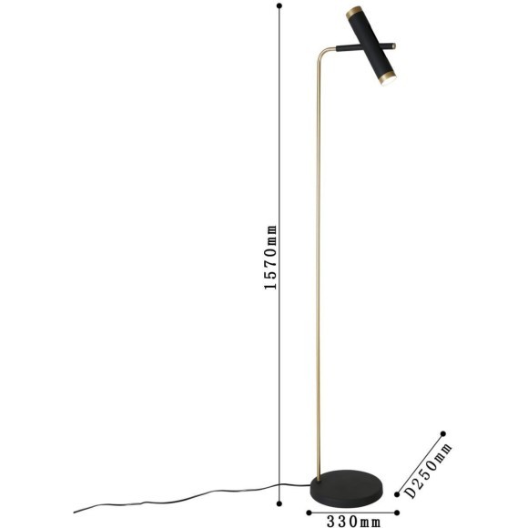 Торшер Duplex 2324-2F