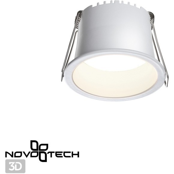Светильник встраиваемый светодиодный Novotech LED 6W 220V 360Лм 3000К TRAN 359232