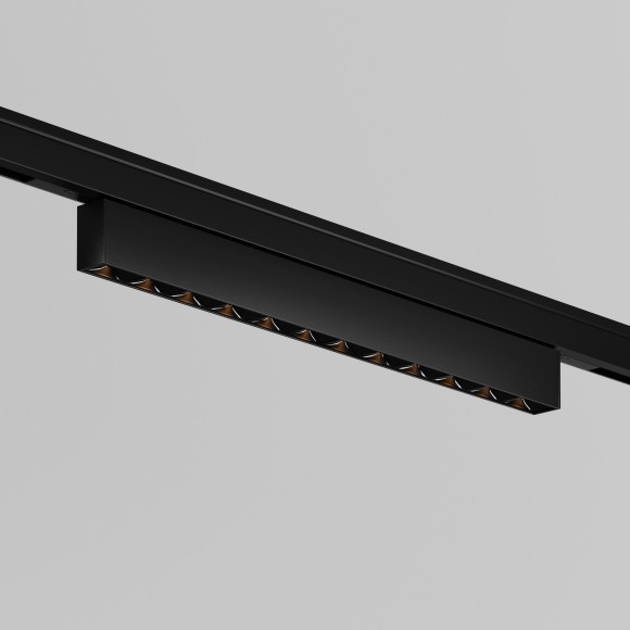 TR193-1-10W2.7K-M-B Ультратонкий трековый диммируемый по TRIAC 0/1-10V магнитный светодиодный светильник Maytoni Levity CRI90+ 2700К 430Лм 30° 10Вт