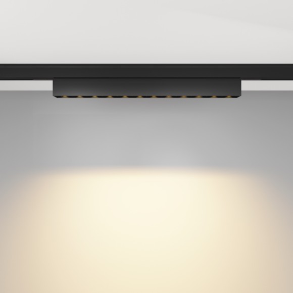 TR193-1-10W2.7K-M-B Ультратонкий трековый диммируемый по TRIAC 0/1-10V магнитный светодиодный светильник Maytoni Levity CRI90+ 2700К 430Лм 30° 10Вт