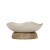427512 Декоративная чаша MONYWA, H63 металл, дерево, бежевый, натуральный