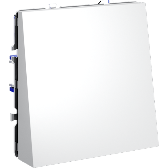 VLS080202 Вывод для кабеля диаметром до 7 мм белого матового цвета VOLTUM S70 (белый матовый)