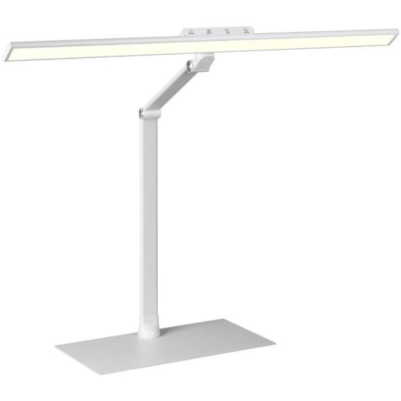 Novotech STUDI 359966 Белая настольная лампа, с сенсорным диммером, повышенный индекс цветопередачи, датчик освещенности, LED 24Вт 4000K CRI98 1670Лм IP20 220V