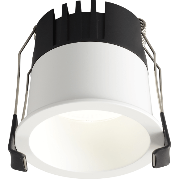 Crystal Lux CLT 082C1 WH 4000K 1400/002 Белый круглый точечный встраиваемый потолочный светильник нейтрального света LED 12Вт 1080Лм 4000К 24° UGR<17 CRI90 R9 75+ IP20 220V