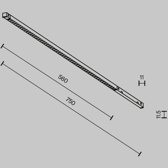Трековый светильник Technical TR241-4-12WTW-DSZ-B