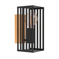 390165 CIDRAZ Бра настенное с 1 лампой E27, 40Вт, коричневое, дерево