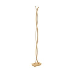 901107 LASANA 4 Светодиодный торшер с выключателем, 36Вт, 4700Лм, 3000К, коричневый/белый