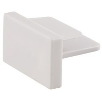 Торцевая заглушка 1шт для накладных однофазных шинопроводов Crystal Lux CLT 0.210 02 WH