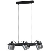 43606 Подвесной потолочный светильник (люстра) HORNWOOD 2, 3Х40W, E27, L780, B150, H1100, сталь/дере