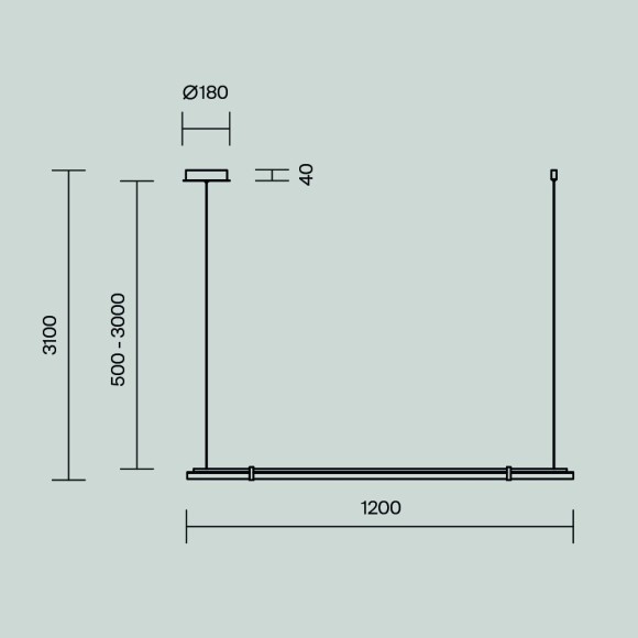 Подвесной светильник Maytoni MOD340PL-L20BS3K Подвесной светильник Maytoni MOD340PL-L20BS3K