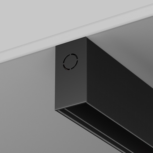 Комплект из 2 боковых заглушек для накладных шинопроводов Maytoni Exility TRA034EC-41B