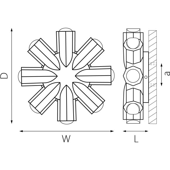 Светильник светодиодный уличный Dito Lightstar 380683