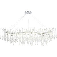 SL1660.113.12 Светильник подвесной ST-Luce Хром/Хром, Прозрачный G9 12*5W 4000K TEARDROPS