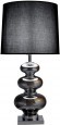 Интерьерная настольная лампа  LDT 303 CHR+BK