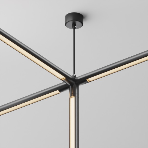 Х-образный вертикальный коннектор для системы Maytoni Shelf с вводом питания CA019L4C-P-B Х-образный вертикальный коннектор для системы Maytoni Shelf с вводом питания CA019L4C-P-B