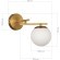 SLE1195-301-01 Светильник настенный Латунь/Белый E14 1*40W SIERRA