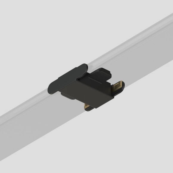 Соединитель прямой для треков Air, серия Base, пластик, чёрный