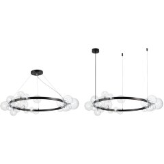 SL1165.403.24 Светильник подвесной ST-Luce Черный/Прозрачный G4 24*5W NECTON SL1165.403.24 Светильник подвесной ST-Luce Черный/Прозрачный G4 24*5W NECTON