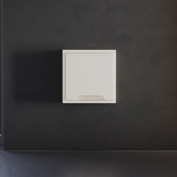 VLS000813 Накладка для розетки с заземлением, защитными шторками и защитной крышкой бежевого цвета VOLTUM S70 (хлопок)