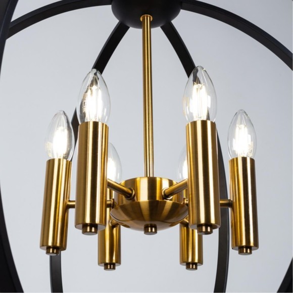Подвесной светильник Arte Lamp A7013SP-6BK CASTULA под лампы 6xE14 60W