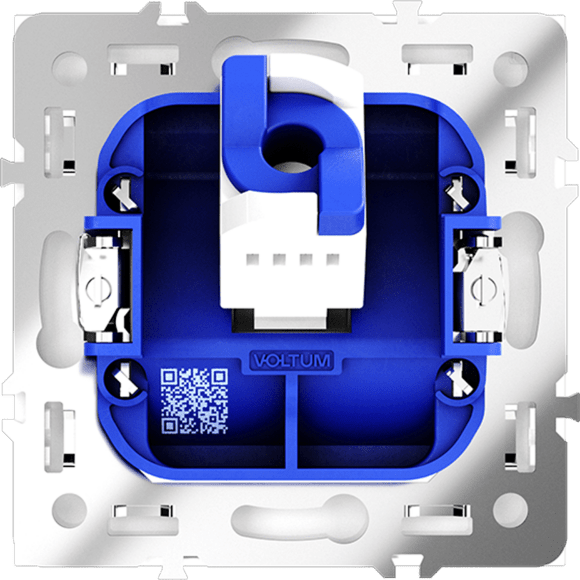 VLS060102 Розетка компьютерная RJ45 категории 6Е (для проводов CAT5-CAT6 до 10 Гбит/сек) белого матового цвета VOLTUM S70 (белый матовый)