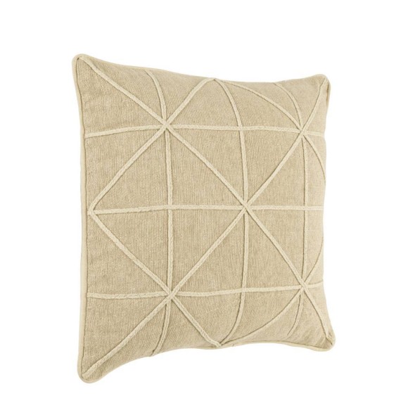 420302 BALOISH Декоративная подушка L450 B450 100% хлопок серый золотистый полиэстер