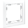 VLS110102 Рамка стеклянная для электрических изделий VOLTUM серии S70 на 1 пост матового белого цвета из стекла