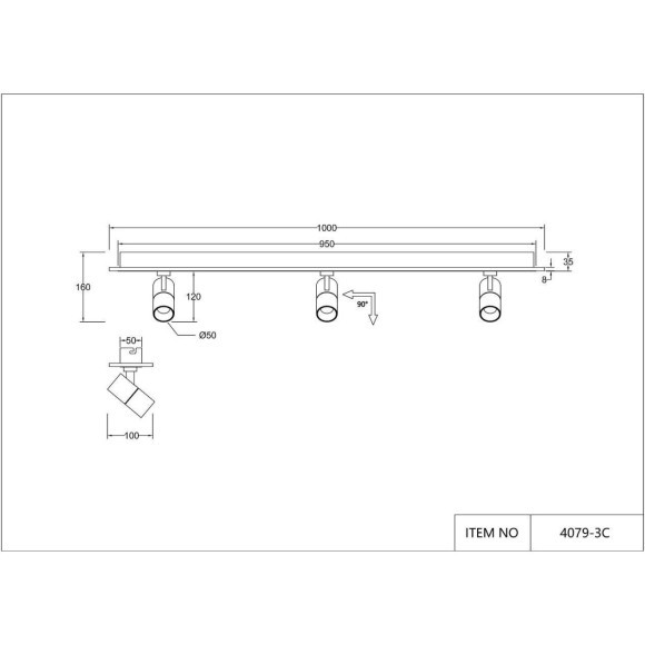 Спот Trick 4079-3C