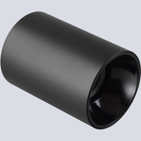 Crystal Lux CLT 084C BL 1400/345 Светильник потолочный накладной точечный, черный матовый цилиндр под лампу GU10 макс. 50Вт, 110x70мм, черный спот для кухни, коридора и прихожей, IP20 220V Crystal Lux CLT 084C BL 1400/345 Светильник потолочный накладной точечный, черный матовый цилиндр под лампу GU10 макс. 50Вт, 110x70мм, черный спот для кухни, коридора и прихожей, IP20 220V