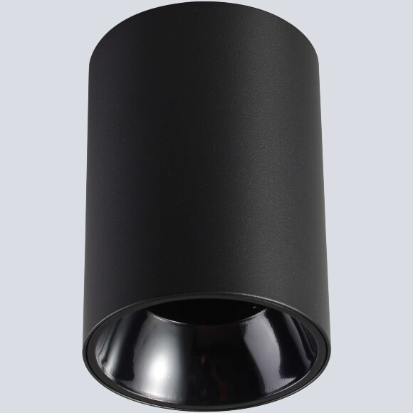 Crystal Lux CLT 084C BL 1400/345 Светильник потолочный накладной точечный, черный матовый цилиндр под лампу GU10 макс. 50Вт, 110x70мм, черный спот для кухни, коридора и прихожей, IP20 220V Crystal Lux CLT 084C BL 1400/345 Светильник потолочный накладной точечный, черный матовый цилиндр под лампу GU10 макс. 50Вт, 110x70мм, черный спот для кухни, коридора и прихожей, IP20 220V