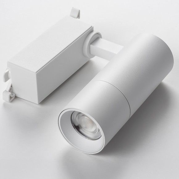 Однофазный двужильный светодиодный трековый светильник Lightstar 229136 Volta 3000К 1080Лм CRI80+ 18-60° 12Вт