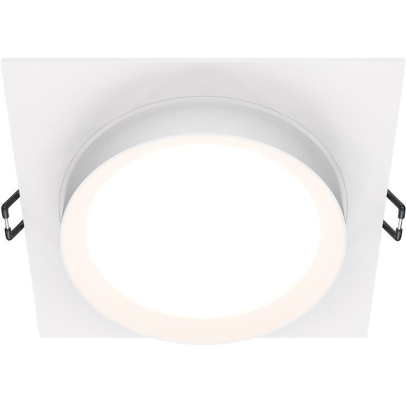 Встраиваемый светильник Maytoni DL086-GX53-SQ-W Hoop под лампу 1xGX53 15W