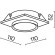 Встраиваемый светильник Maytoni DL086-GX53-SQ-W Hoop под лампу 1xGX53 15W