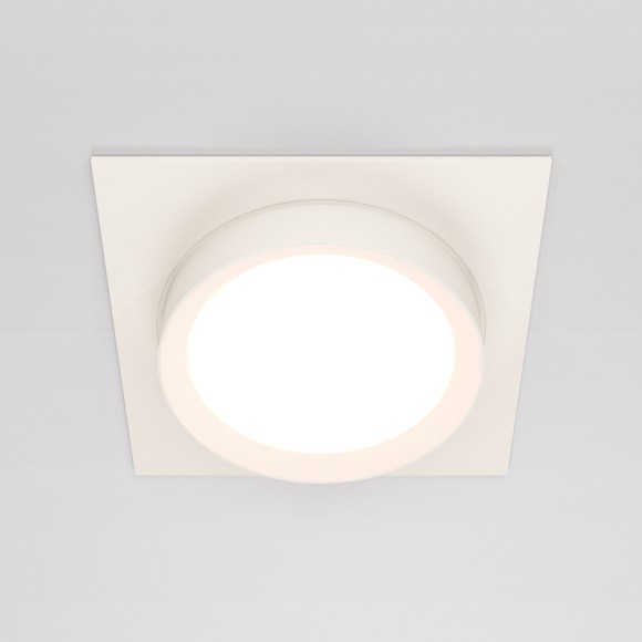 Встраиваемый светильник Maytoni DL086-GX53-SQ-W Hoop под лампу 1xGX53 15W